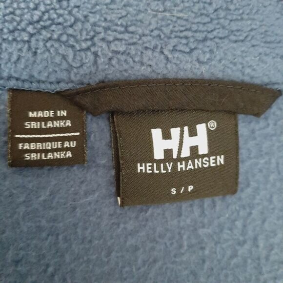 HELLY HANSEN Fleece Full Zip Light Warm Layer Jacket Blue Men's Sz S - Picture 9 of 10